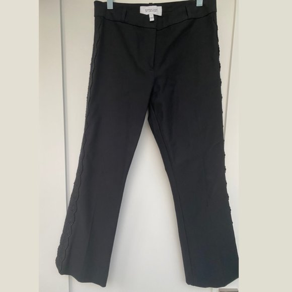 Derek Lam 10 Crosby - Lace Embellished Crosby Crop Flare Size 4 (Never Worn) - Picture 5 of 5